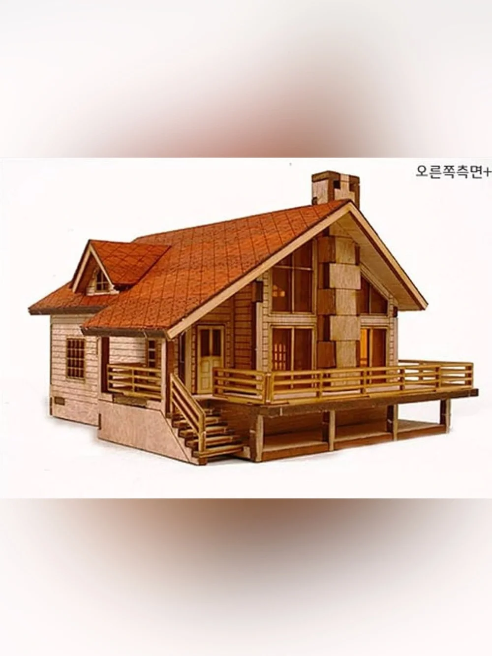 Desktop Wooden Model Kit Garden House A With A Large Deck By Youngmode